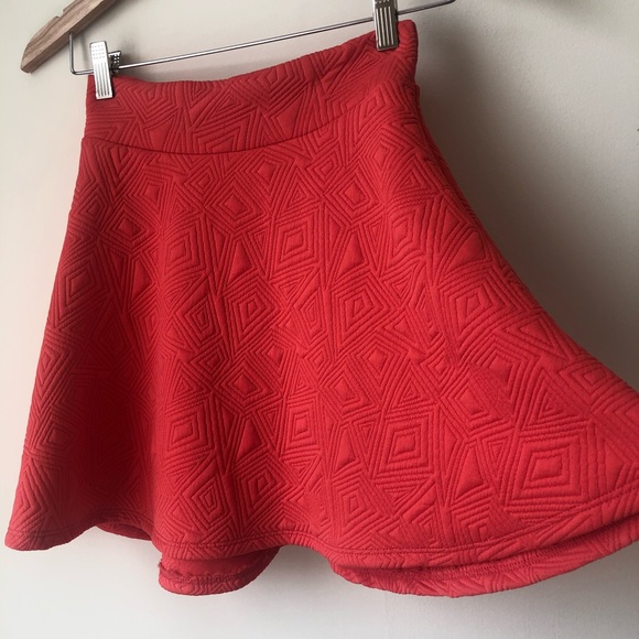 Charlotte Russe Watermelon Pink Skirt Size Small - Picture 3 of 6